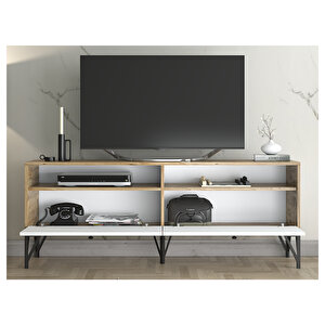 Astreo 160cm Tv-atlantik Çam-beyaz/siyah