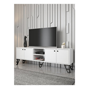 Sofia 180cm Tv-beyaz/siyah