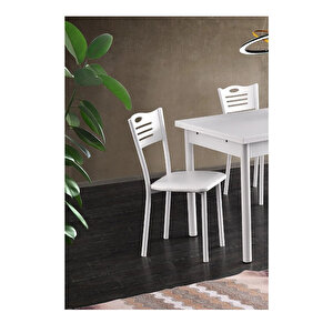 Smart Masa Ve Smart Sandalye Takımı, Beyaz, 110x70