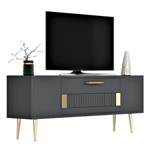 Fashion Tv Sehpasi Antrasit-altin