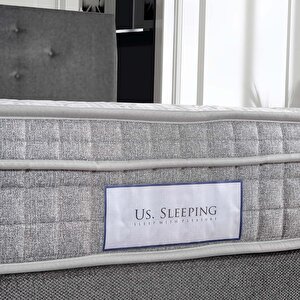 US. SLEEPING ULTRA ORTOPEDİK SUPER GRAY YAYLI YATAK 180 X 200 180x200 cm