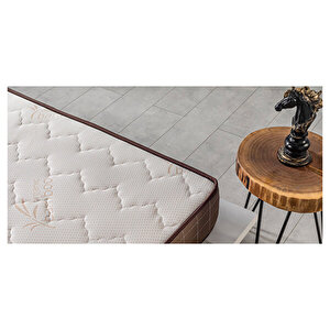 Bed01- Orta Sert Bamboo Kumaş Visco Yatak