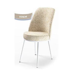 Zen Serisi Beyaz Mermer Desen Mdf 80x132 Açılabilir Mutfak Masası Takımı, 4 Sandalye