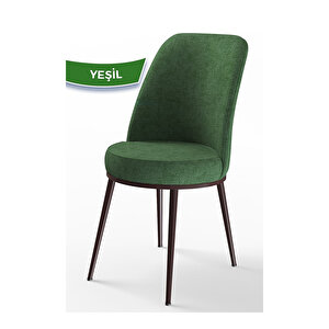Zen Serisi Barok Ahşap Desen Mdf 80x132 Açılabilir Mutfak Masası Takımı, 4 Sandalye Su Yeşili