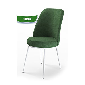 Zen Serisi Beyaz Mermer Desen Mdf 80x132 Açılabilir Mutfak Masası Takımı, 6 Sandalye