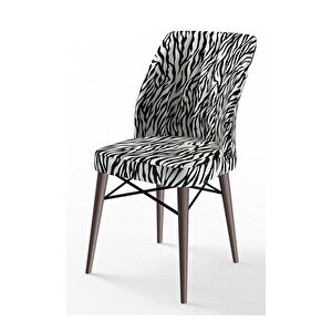 Eva Serisi, 80x132 Açılabilir Mdf Barok Ahşap Desen Mutfak Masası Ve 6 Sandalye