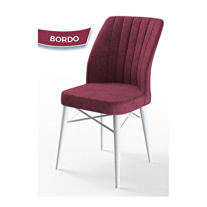 Eva Serisi, 80x132 Açılabilir Mdf Beyaz Masa,mutfak Masası Ve 4 Sandalye 1 Bench