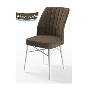 Eva Serisi, 80x132 Açılabilir Mdf Beyaz Masa,mutfak Masası Ve 4 Sandalye 1 Bench