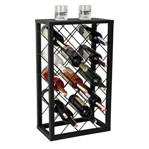 Metal Şaraplık Şarap Standi Metal Stand