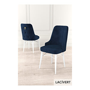 Taç Serisi, 80x132 Açılabilir Beyaz Mermer Desen Masa Takımı, 4 Sandalye Gold Halkalı Ve 1 Bench
