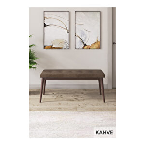 Taç Serisi, 80x132 Açılabilir Barok Ahşap Desen Mutfak Masası Takımı, 4 Sandalye Gold Halkalı 1 Bench