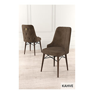 Taç Serisi, 80x132 Açılabilir Barok Ahşap Desen Mutfak Masası Takımı, 4 Sandalye Gold Halkalı 1 Bench