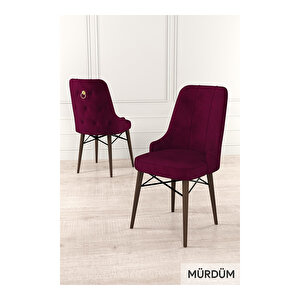 Taç Serisi, 80x132 Açılabilir Barok Ahşap Desen Mutfak Masası Takımı, 4 Sandalye Gold Halkalı 1 Bench