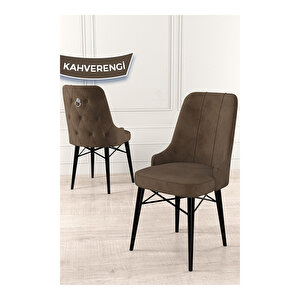 Taç Serisi, 80x132 Açılabilir Siyah Mermer Desen Masa Takımı, 4 Sandalye Gümüş Halkalı Ve 1 Bench