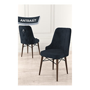 Taç Serisi, 80x132 Açılabilir Barok Ahşap Desen Mutfak Masası Takımı, 4 Sandalye Gümüş Halkalı 1 Bench
