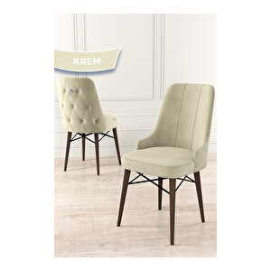 Taç Serisi, 80x132 Açılabilir Barok Ahşap Desen Mutfak Masası Takımı, 4 Sandalye Gümüş Halkalı 1 Bench