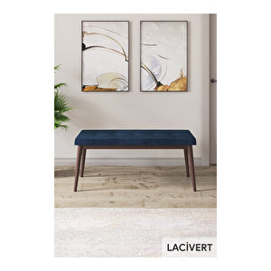 Taç Serisi, 80x132 Açılabilir Barok Ahşap Desen Mutfak Masası Takımı, 4 Sandalye Gümüş Halkalı 1 Bench