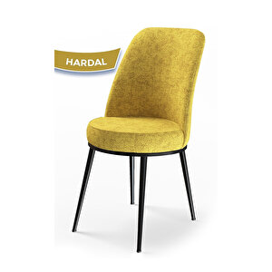 Nil Serisi,siyah Mermer Desen 70x110 Sabit Mutfak Masa Takımı Masa 4 Bordo Sandalye Hardal