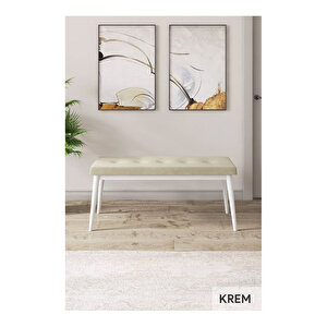 Lia Serisi, 80x132 Açılabilir Beyaz Mermer Desen ,mutfak Masası Takımı, 4 Sandalye Ve 1 Bench