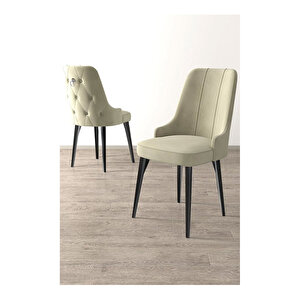 Nex Serisi, 80x132 Mdf Açılabilir Siyah Mermer Desen Masa Takımı, 4 Sandalye Gümüş Halkalı