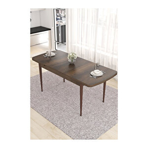 Are Serisi Açılabilir 80x132 Mdf Mutfak Masas,yemek Masası Barok Ahşap