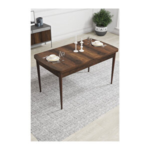 Noa Serisi Açılabilir 80x132 Mdf Mutfak Masas,yemek Masası Barok Ahşap