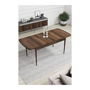 Noa Serisi Açılabilir 80x132 Mdf Mutfak Masas,yemek Masası Barok Ahşap