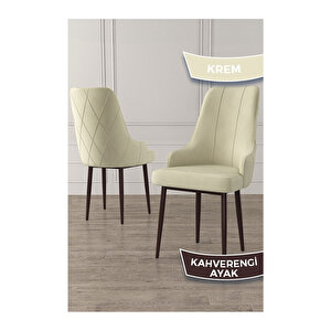 Ram Serisi, 80x132 Açılabilir Barok Ahşap Desen Mutfak Masa Takımı, 4 Sandalye