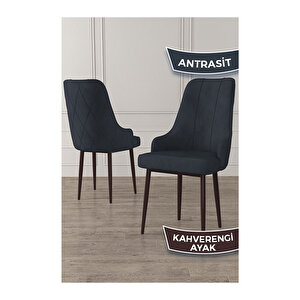 Ram Serisi, 80x132 Açılabilir Barok Ahşap Desen Mutfak Masa Takımı, 6 Sandalye