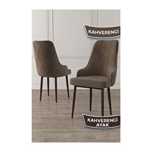 Ram Serisi, 80x132 Açılabilir Barok Ahşap Desen Mutfak Masa Takımı, 6 Sandalye