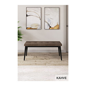 Ram Serisi, 80x132 Açılabilir Siyah Mermer Desen ,mutfak Masası Takımı, 4 Sandalye Ve 1 Bench