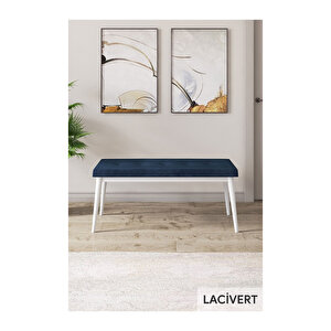 Ram Serisi, 80x132 Açılabilir Beyaz Mermer Desen ,mutfak Masası Takımı, 4 Sandalye Ve 1 Bench