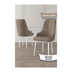 Ram Serisi, 80x132 Açılabilir Beyaz Mermer Desen ,mutfak Masası Takımı, 4 Sandalye Ve 1 Bench