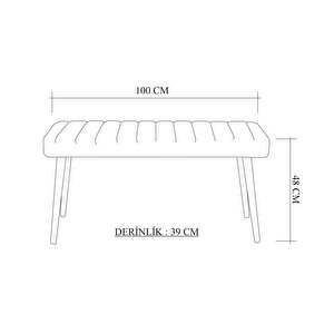 Santiago Bench Atlantik Soho Gri