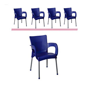 Ayder (uğur) Sandalye Mavi 4 Adet
