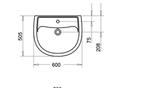 Alize Lavabo 60 Cm