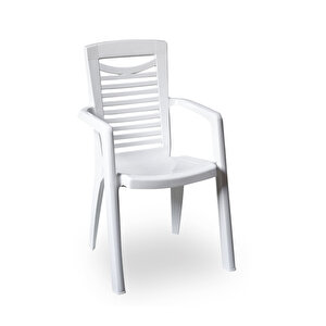 Perge (zümrüt) Sandalye Orj Beyaz 6 Adet