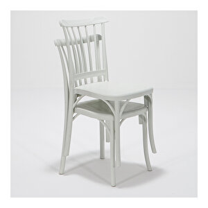 4 Adet Violet Mutfak Sandalyesi Beyaz