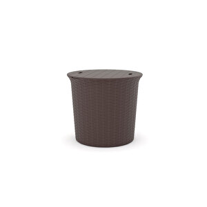 Bıstro Sehpa Kahve (flat) Kahverengi
