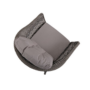 Nova 90*180 Masalı 708 Gri Bahçe Ve Balkon Yemek Takımı