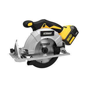 RTRMAX RTX2038 AKÜLÜ DAİRE TESTERE KÖMÜRSÜZ 165MM 2x4 Ah AKÜ X-LION