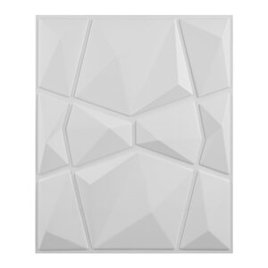 3D Panel 50X50cm C002 Beyaz