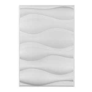 3D Panel 50X50cm C009 Beyaz