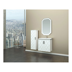Fesleğen 65 Banyo Dolabı Boy Dolaplı 65 cm
