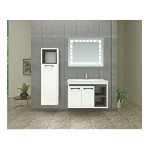 Krizantem 80 Banyo Dolabı Boy Dolaplı 80 cm