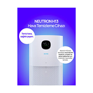 Neutron Air Purifier H13 Hepa Filtre Akıllı Hava Temizleyici Beyaz