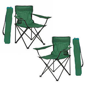 2'li Kamp Sandalyesi Yeşil