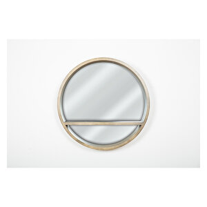 Raflı Ayna Çap 71 cm