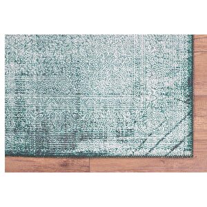 Dorian Şönil Dokuma  Yeşil Halı AL 223 75x300 cm