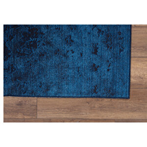 Dorian Şönil Dokuma  Mavi Halı AL 186 mv 75x300 cm